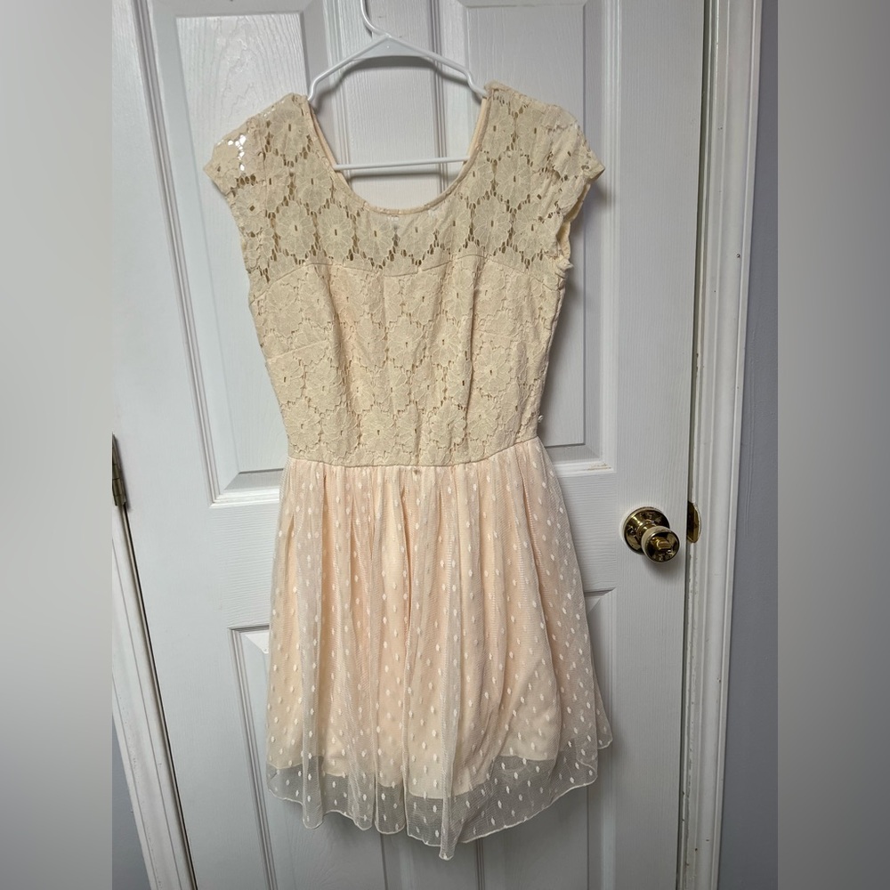 Cream Dress